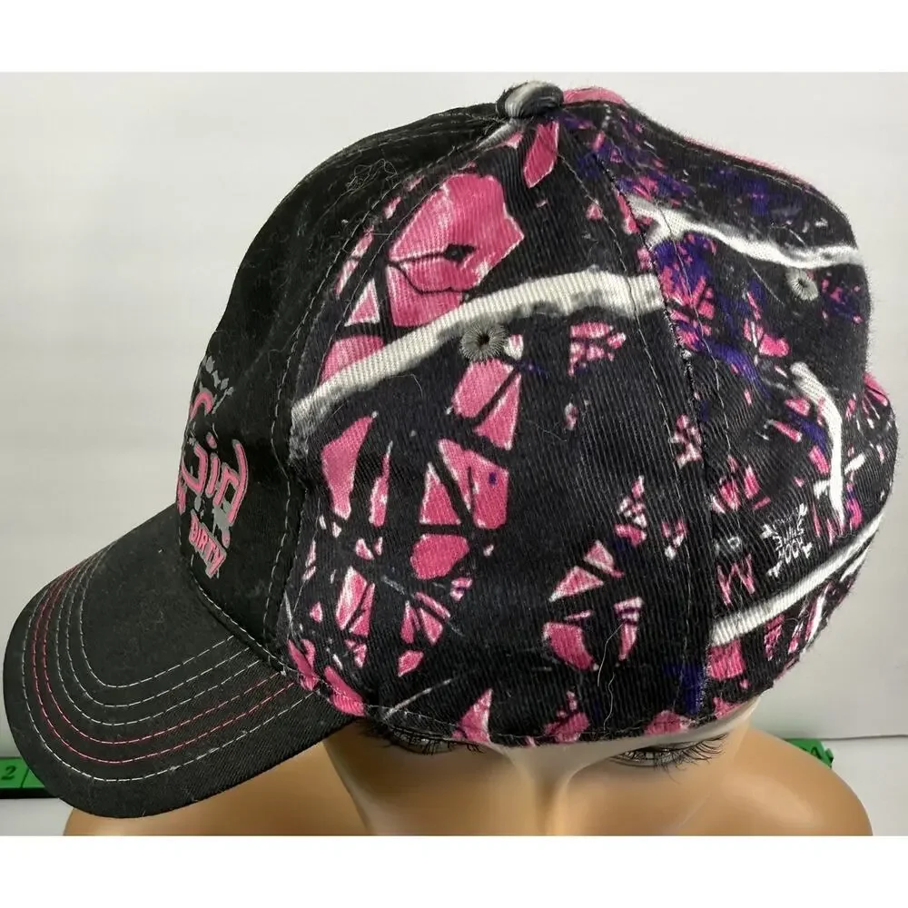 Moonshine Camo Muddy Girl Hunt Dirty Cap Hat Black Pink Gray White Purple Lined